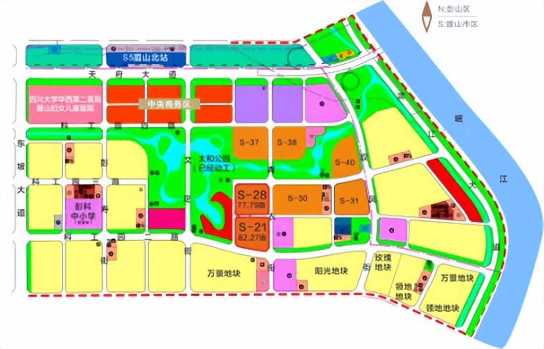 眉山最新城市总体规划